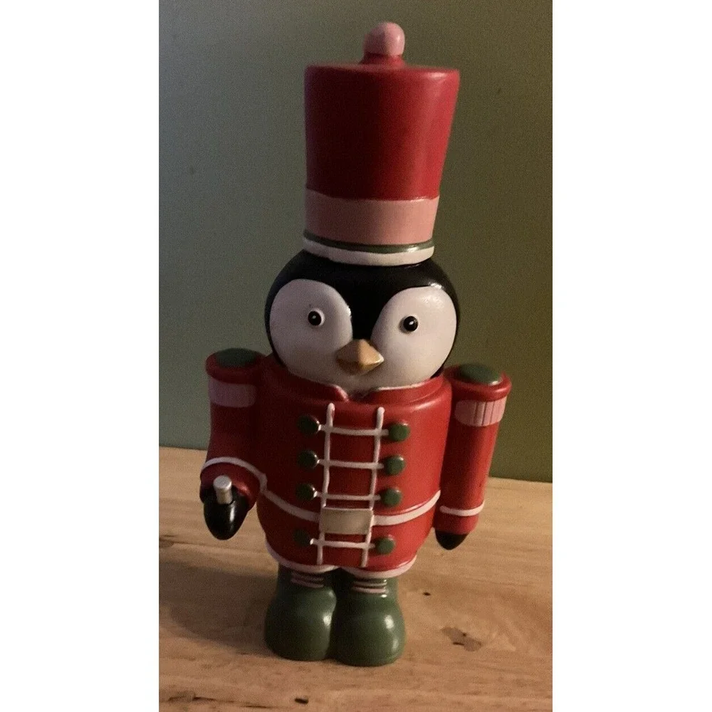 Holiday Time Trumpet Penguin Christmas Decoration,‎ 10 In
